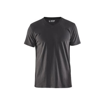 BLAKLADER 336010299800XXL - T-Shirt col V Gris foncé