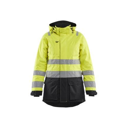 BLAKLADER 447219873399M - Parka hiver haute-visibilité Femme Jaune/Noir