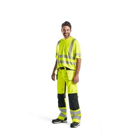 BLAKLADER 342010133300XXXL - T-shirt haute-visibilité anti-UV Jaune