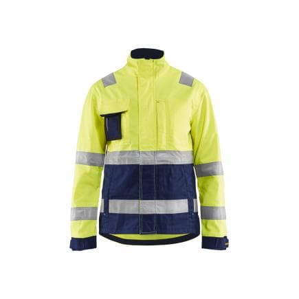 BLAKLADER 490318113389S - Veste haute-visibilité femme Jaune/Marine