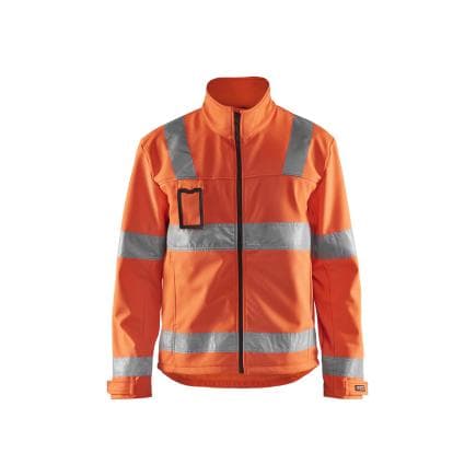 BLAKLADER 483825175300L - Veste Softshell haute-visibilité Orange