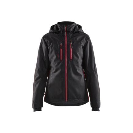 BLAKLADER 497219779956XL - Veste doublée unite femme Noir/Rouge
