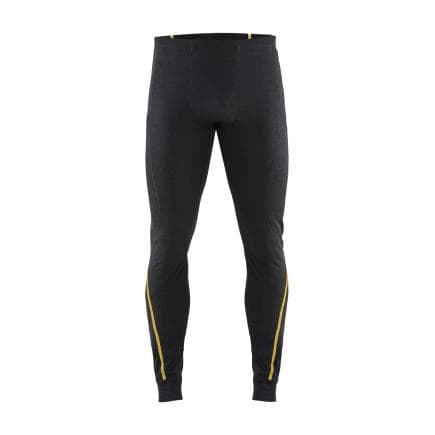 BLAKLADER 188910759900M - Bas de sous-vêtement retardant flamme inhérent 68% merino Noir
