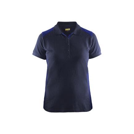 BLAKLADER 339010508985XL - Polo femme Marine/Bleu Roi