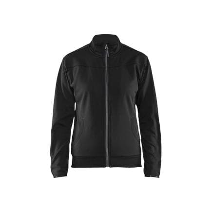 BLAKLADER 339425269998L - Sweat zippé femme Noir/Gris foncé
