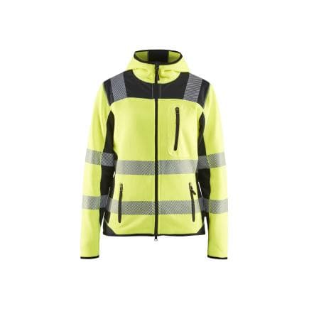 BLAKLADER 496721203399S - Veste tricotée haute-visibilité femme Jaune/Noir