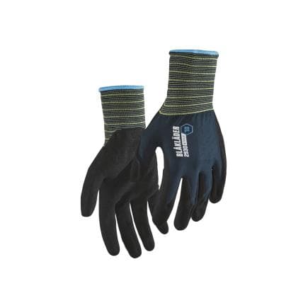 BLAKLADER 29301457860010 - Gants de travail en nitrile trempé Marine foncé (lot multiple)
