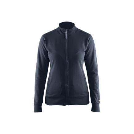 BLAKLADER 337211588600M - Sweat zippé femme Marine foncé