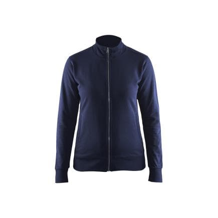 BLAKLADER 337211588900XL - Sweat zippé femme Marine