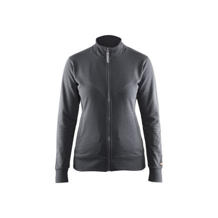 BLAKLADER 337211589800XL - Sweat zippé femme Gris foncé
