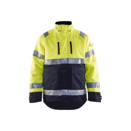 BLAKLADER 482819003389M - Veste hiver haute-visibilité Jaune/Marine