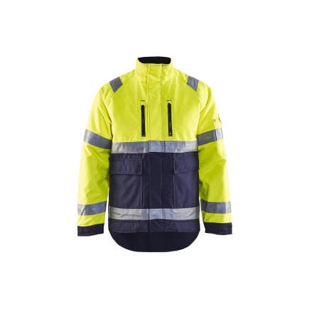 BLAKLADER 482719773389XL - Veste hiver haute-visibilité Jaune/Marine