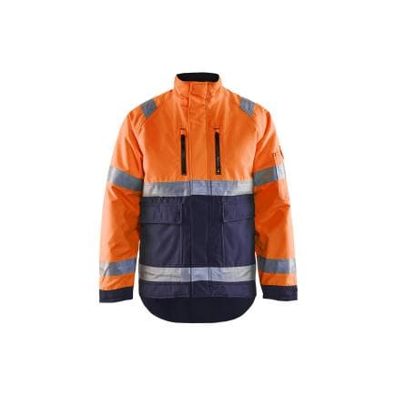 BLAKLADER 482719775389M - Veste hiver haute-visibilité Orange/Marine
