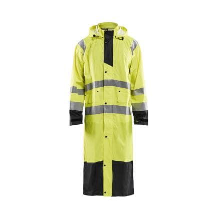 BLAKLADER 432520003399XXXL - Manteau de pluie haute-visibilité Niveau 1 Jaune/Noir