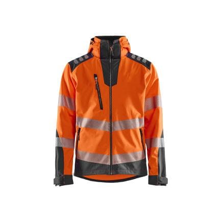 BLAKLADER 449125135396M - Veste Softshell haute-visibilité Orange/Gris anthracite