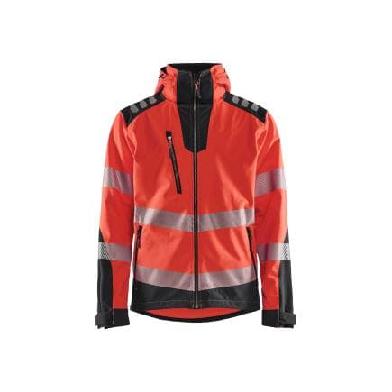 BLAKLADER 449125135599XXXL - Veste Softshell haute-visibilité Rouge/Noir