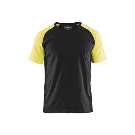 BLAKLADER 351510309933L - T-shirt Noir/Jaune