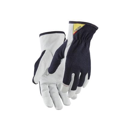 BLAKLADER 2801145886108 - Gants de protection en cuir Marine foncé/Blanc (lot multiple)