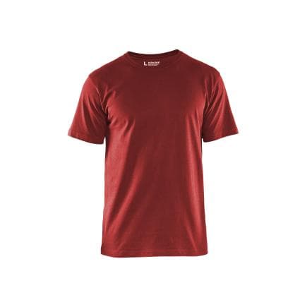 BLAKLADER 3325104256005XL - T-shirts col rond Rouge (lot multiple)