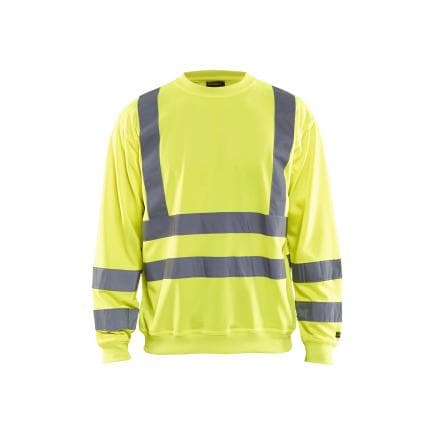 BLAKLADER 334119743300XXL - Sweat haute-visibilité Jaune