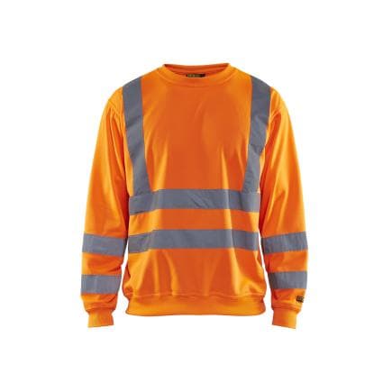 BLAKLADER 334119745300XXL - Sweat haute-visibilité Orange