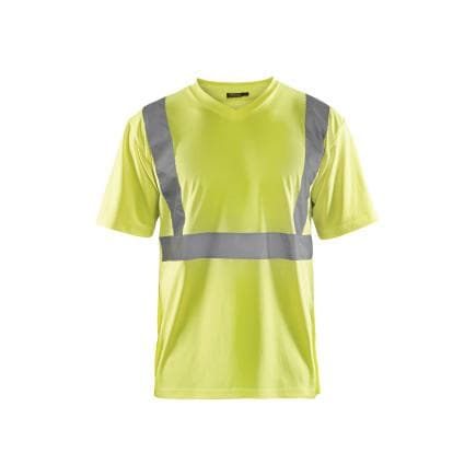 BLAKLADER 331310093300S - T-shirt haute-visibilité col V Jaune