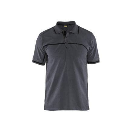 BLAKLADER 338910509699M - Polo Gris moyen/Noir