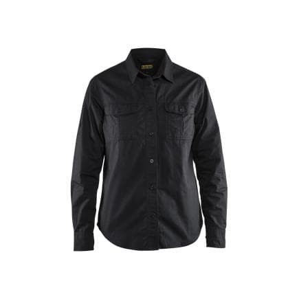 BLAKLADER 320811359900M - Chemise Twill femme Noir