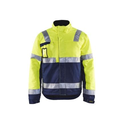 BLAKLADER 486218113389XXL - Veste hiver haute-visibilité Jaune/Marine