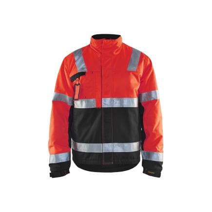 BLAKLADER 486218115599S - Veste hiver haute-visibilité Rouge/Noir