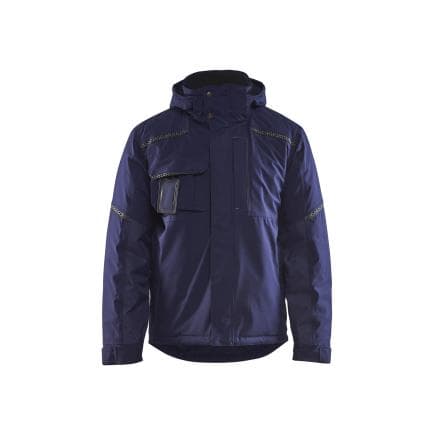 BLAKLADER 488119878900M - Veste hiver à capuche stretch Marine