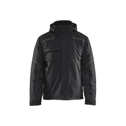 BLAKLADER 488119879900XL - Veste hiver à capuche stretch Noir