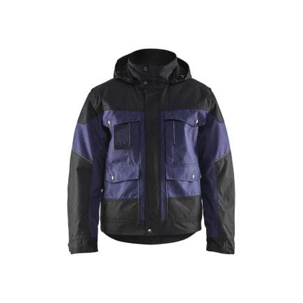 BLAKLADER 488619778999XL - Veste hiver à capuche Marine/Noir