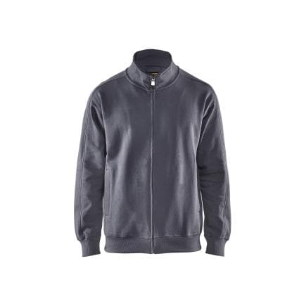 BLAKLADER 334910489400M - Sweat zippé Gris clair