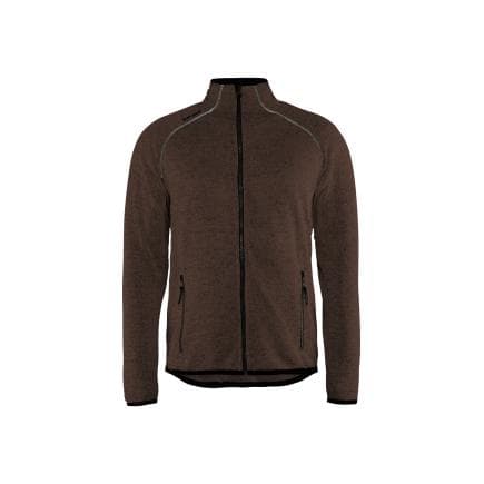 BLAKLADER 494221177899XXXL - Veste tricotée Marron/Noir