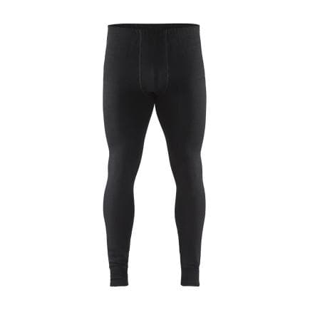 BLAKLADER 189417069900XXL - Bas de sous-vêtement XWARM 70% merino Noir