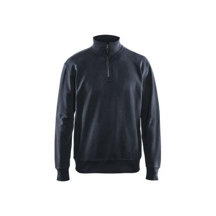 BLAKLADER 336911588600XL - Sweat col camionneur Marine foncé