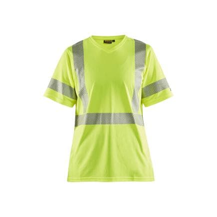 BLAKLADER 333610133300XXXL - T-shirt haute-visibilité anti-UV femme Jaune
