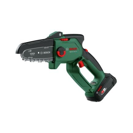 BOSCH 06008B8900 - EasyChain 18V-15-7 - Tronçonneuse à chaîne sans fil 18V 2,5Ah (avec batterie et chargeur)