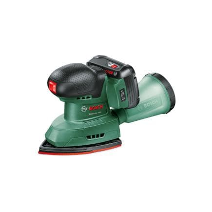BOSCH 06033E3002 - EasySander 18V-8 - Ponceuse multi-sans fil (avec batterie et chargeur)