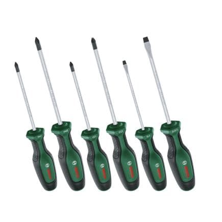 BOSCH 1600A02BX7 - Jeu de 6 tournevis pour vis à fente et PHILLIPS®