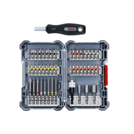 BOSCH 2607017692 - Assortiment d’embouts de vissage personnalisable (45 pcs.)