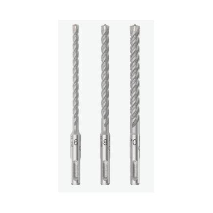 BOSCH 2608833912 - Coffret de 3 forets pour perforateur SDS plus-5X, 6/8/10 mm