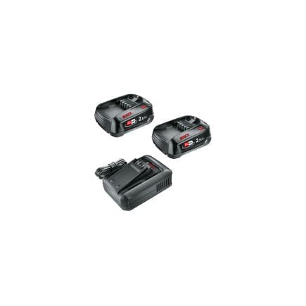 BOSCH 1600A031T5 - Starter Set 18V - Set de 2 batteries 2,5 Ah et chargeur de batterie AL 18V-44