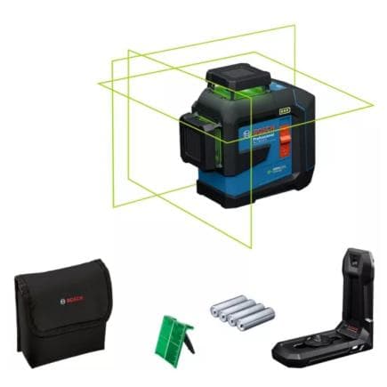 BOSCH 0601065501 - GLL 80-33 G - Niveau laser linéaire avec récepteur jusqu’à 80 m