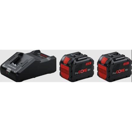 BOSCH 1600A02T5W - Kit de démarrage 18V avec 2 batteries ProCORE18V 12Ah et chargeur GAL 18V-160