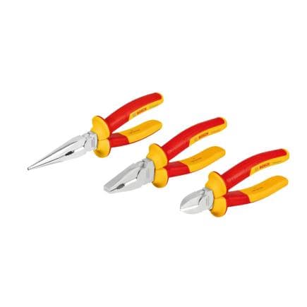 BOSCH 1600A02NG0 - Jeu de pinces VDE (3 pièces)