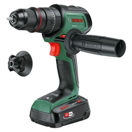 BOSCH 06039E2101 - AdvancedImpact 18V-80 QuickSnap - perceuse à impact sans fil 18V (avec batterie et chargeur de 2,5 Ah)