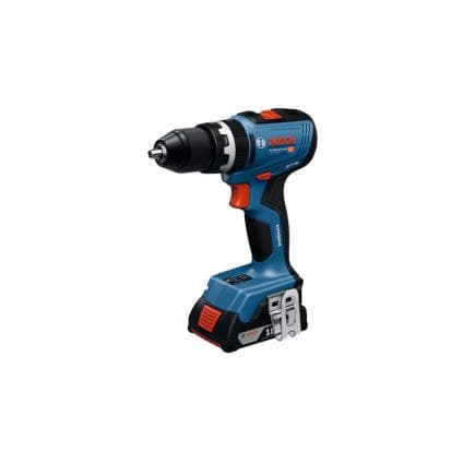 BOSCH 06019N3306 - GSB 18V-65 PRO - Perceuses à choc/tournevis sans fil 18V dans l’étui (avec 2 piles 4Ah et chargeur)
