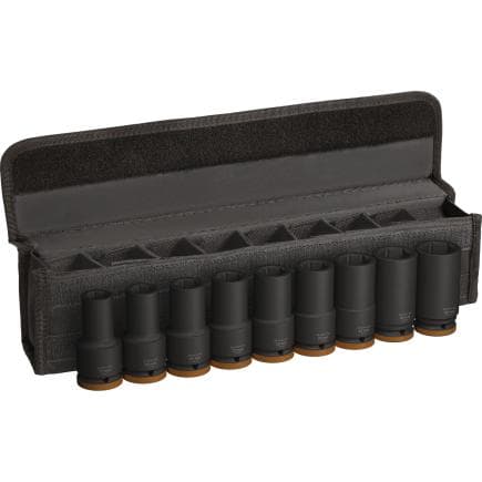 BOSCH 2608003042 - Ensemble de douilles PRO Impact de 3/4" de long (9 pièces)